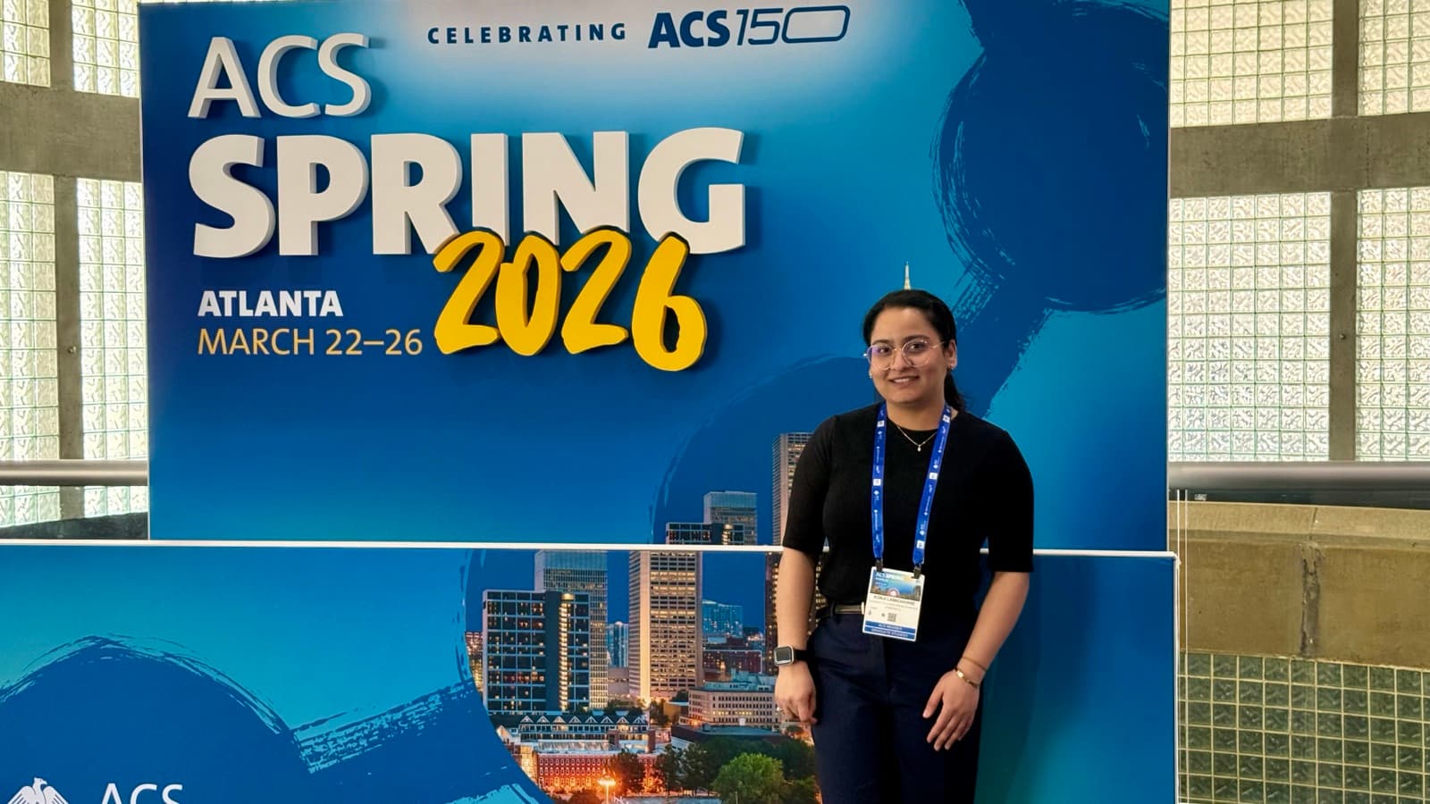 Sonji Lamichhane at the ACS Spring 2026 meeting in Atlanta